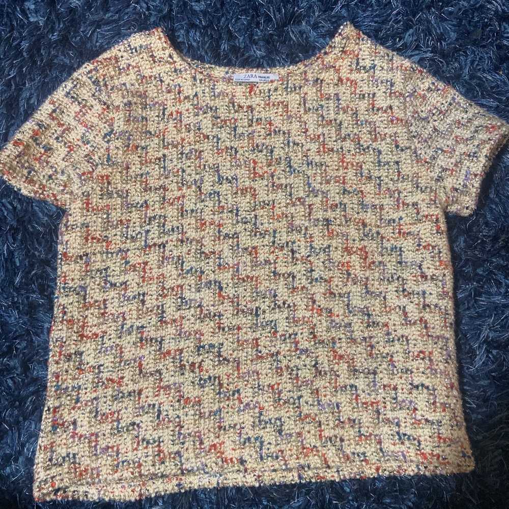 Woven Zara never worn top